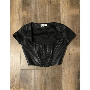 House of CB leather corset